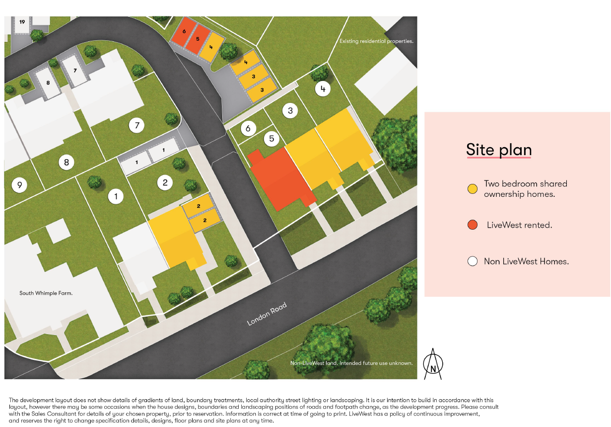 Site Plan South Whimple Farm