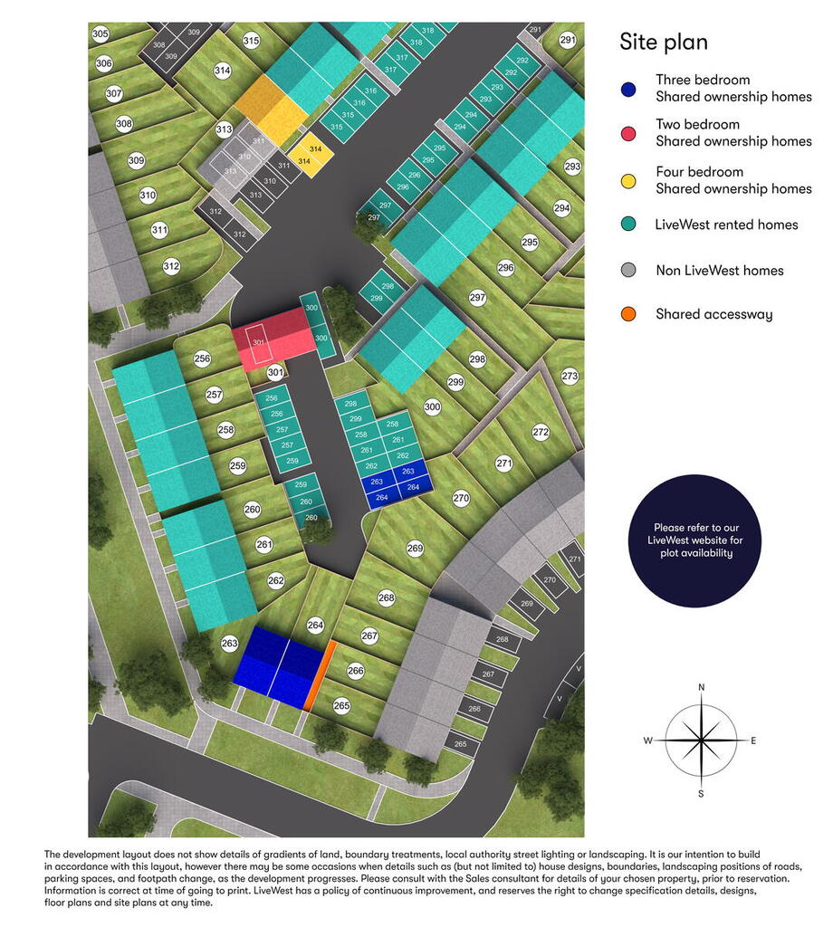 Harrington gardens site plan