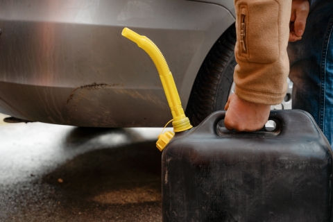 Someone with a petrol can.