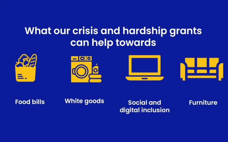 Types of crisis and hardship grants