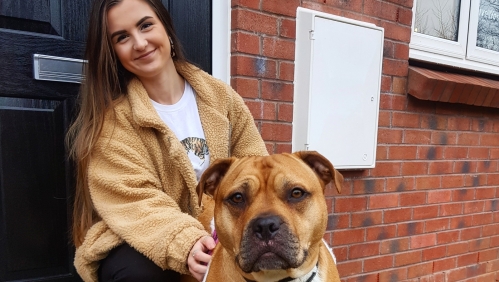 Charlotte and her dog Bumble