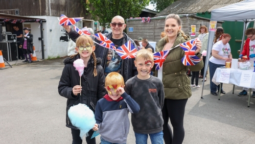 Families enjoyed the Morland Hub community event
