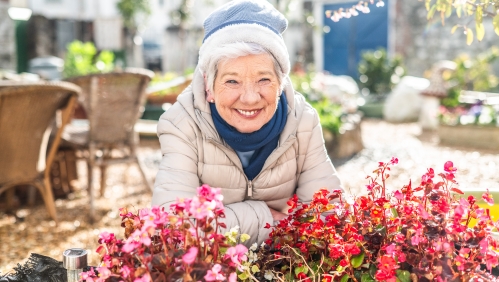 Volunteer Lynn Clarke.