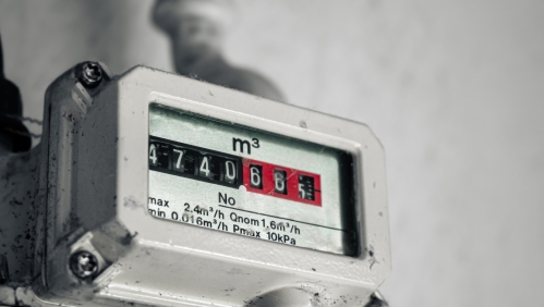 Image of a gas meter. Photo credit: Shutterstock / KILO LUX