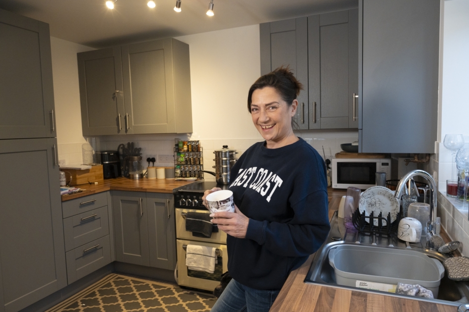 Mary is delighted moving from a flat to her adapted home LiveWest