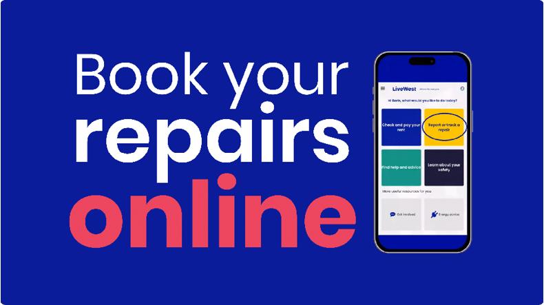 YouTube thumbnail video preveiw to book repairs online.