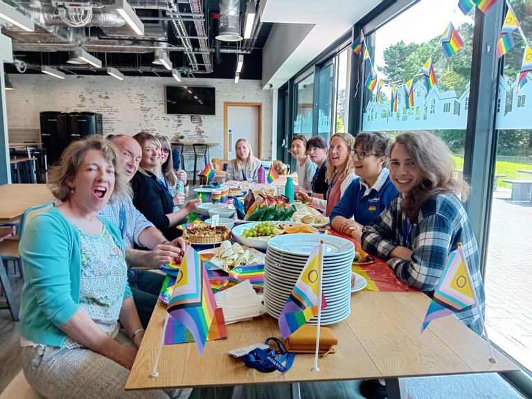 SAGE group at Pride tea party
