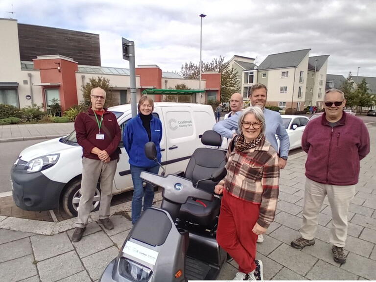 Mobility scooter group